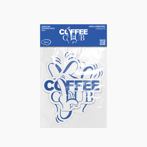 COFFEE CLUB CREATIVE STICKER PACK Vol.1